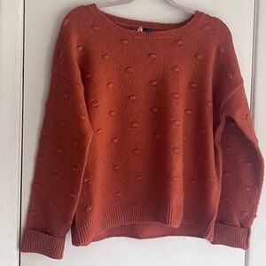 Size Large orange sweater